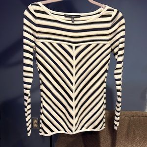 White House Black Market Knit Stripe Tunic